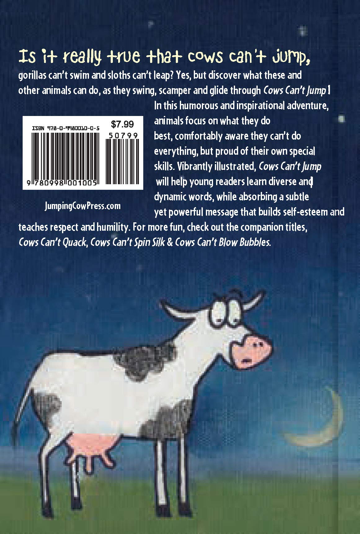 Cows Can't Jump (Paperback)