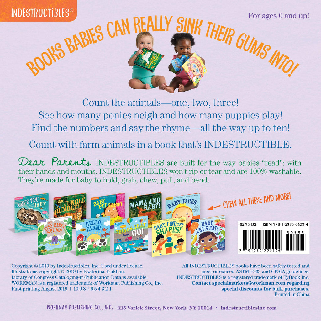 Indestructibles: Baby, Let's Count! *NEW*