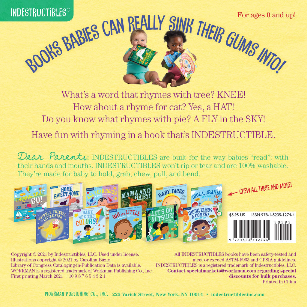 Indestructibles: Rhyme with Me! *NEW*